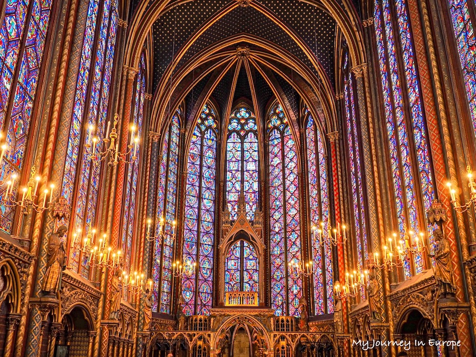 巴黎聖禮拜堂 Sainte Chapelle 世界最美的彩繪玻璃窗教堂 法國巴黎自由行必去景點 巴黎聖禮拜堂 Sainte Chapelle