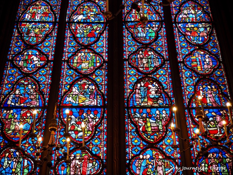巴黎聖禮拜堂 Sainte Chapelle 世界最美的彩繪玻璃窗教堂 法國最美彩繪玻璃窗教堂 聖禮拜堂 Sainte Chapelle