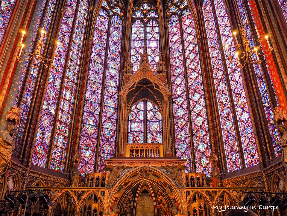巴黎聖禮拜堂 Sainte Chapelle 世界最美的彩繪玻璃窗教堂 法國巴黎旅遊景點 巴黎聖禮拜堂 Sainte Chapelle