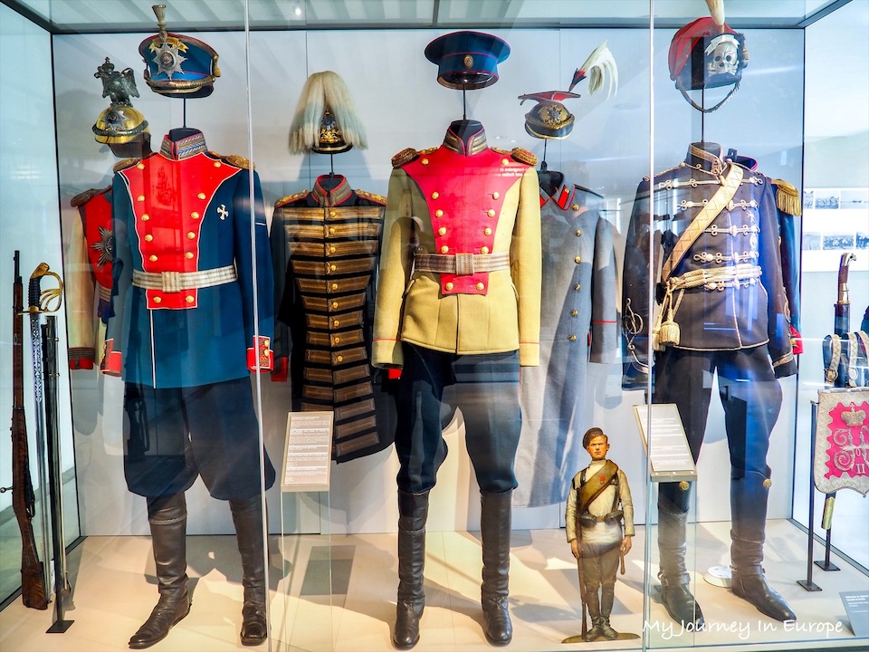 巴黎軍事博物館 戰爭服裝展示