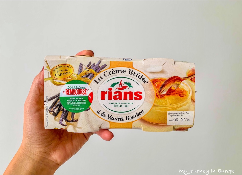 法國超市必買伴手禮 |法國人也愛的零食、甜點推薦清單 法國超市必買伴手禮 零食、甜點推薦清單 Rians 焦糖烤布蕾