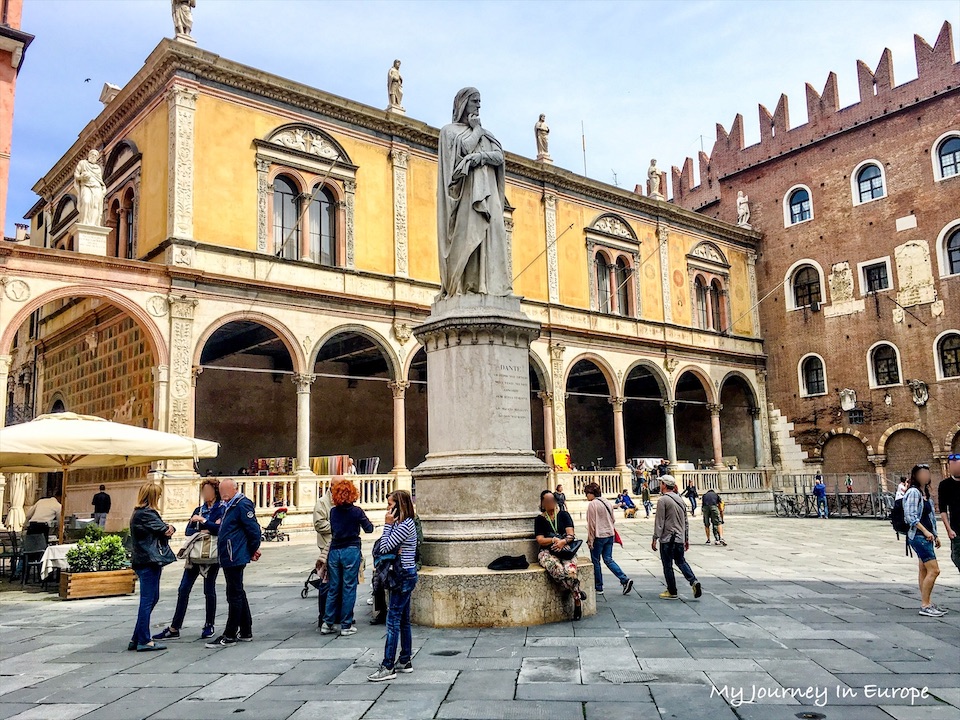 義大利 但丁廣場 Piazza dei Signori 維洛納景點 Verona