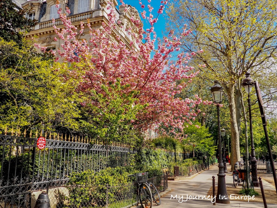 巴黎賞櫻公園 | 蒙梭公園 Parc Monceau,巴黎人的休閒去處 法國櫻花季 巴黎賞櫻公園 蒙梭公園 Parc Monceau