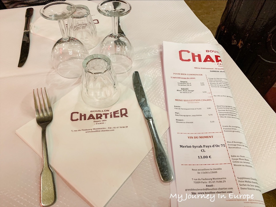 巴黎百年餐廳 Bouillon Chartier 平價美味的法式料理 巴黎高CP值餐廳 美食推薦
