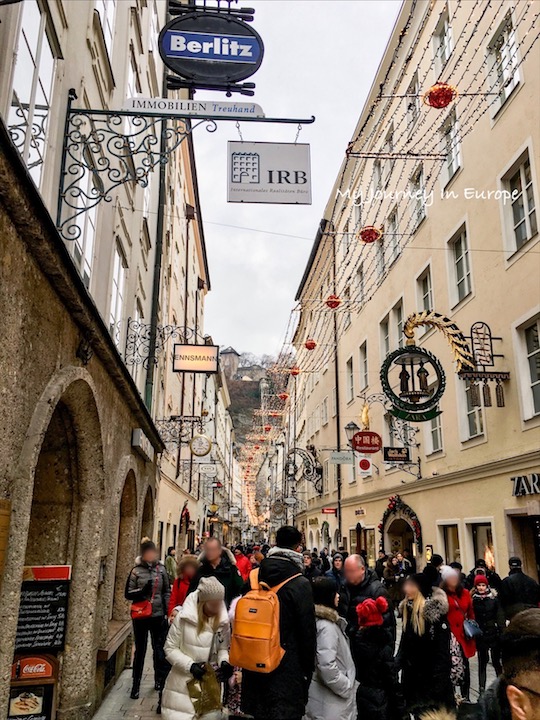 薩爾斯堡旅遊 Salzburg 莫札特的故鄉,自由行景點推薦 奧地利薩爾斯堡一日遊景點 格特萊第街