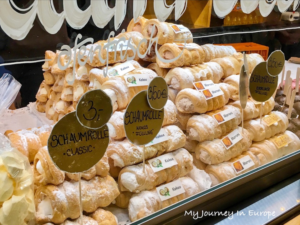 薩爾斯堡旅遊 Salzburg 莫札特的故鄉,自由行景點推薦 奧地利 Schaumrolle 奶油酥捲