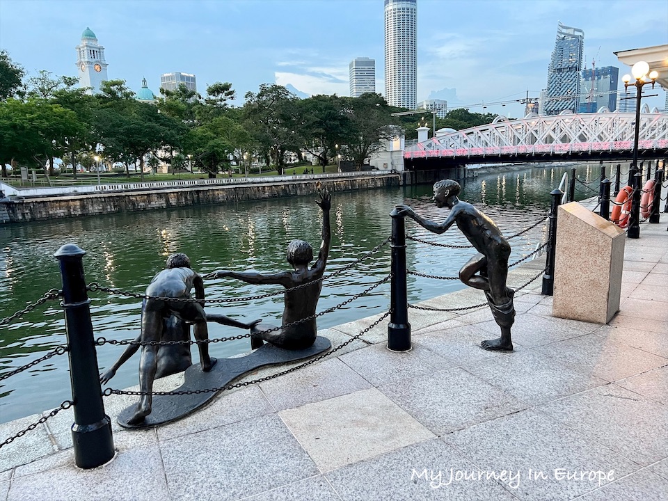 克拉碼頭 +魚尾獅半日遊,欣賞新加坡夜景的絕佳景點 克拉碼頭 Clarke Quay