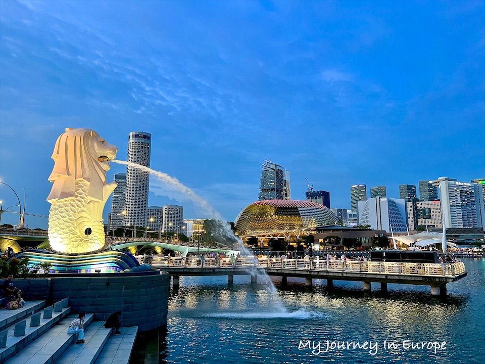 克拉碼頭 +魚尾獅半日遊,欣賞新加坡夜景的絕佳景點 新加坡魚尾獅