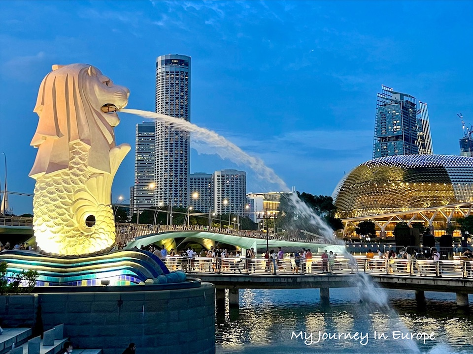克拉碼頭 +魚尾獅半日遊,欣賞新加坡夜景的絕佳景點 新加坡魚尾獅