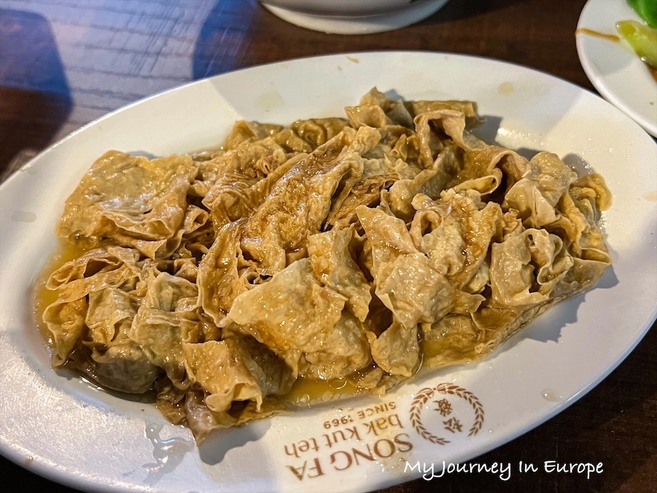松發肉骨茶 | 新加坡必吃美食推薦,克拉碼頭總店 新加坡松發肉骨茶店 腐竹