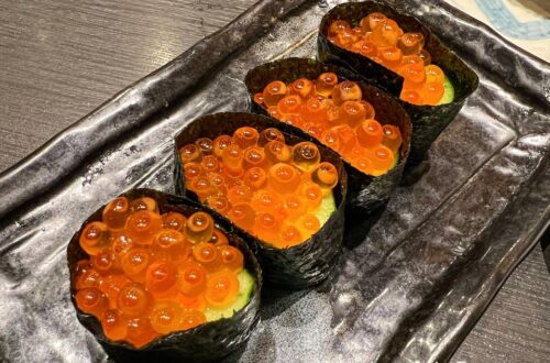 大阪春駒壽司店 鮭魚卵壽司