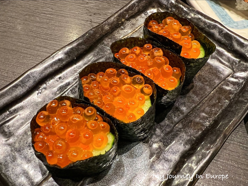 大阪梅田美食 | 春駒壽司,天神橋筋商店街超人氣名店 大阪春駒壽司店 鮭魚卵壽司