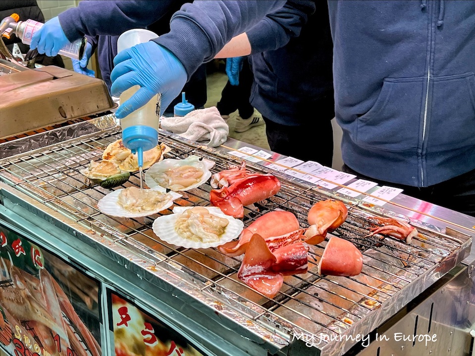 黑門市場 | 日本大阪美食之旅,大啖鰻魚、河豚、扇貝 黑門市場 美味海鮮