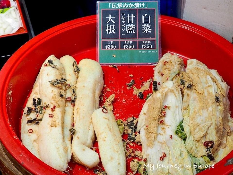 黑門市場 | 日本大阪美食之旅,大啖鰻魚、河豚、扇貝 日本醃漬小菜