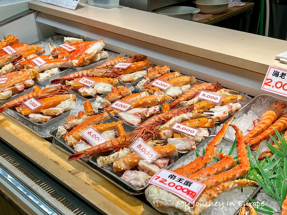 黑門市場 | 日本大阪美食之旅,大啖鰻魚、河豚、扇貝 黑門市場 帝王蟹