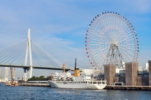 大阪景點 天保山大摩天輪