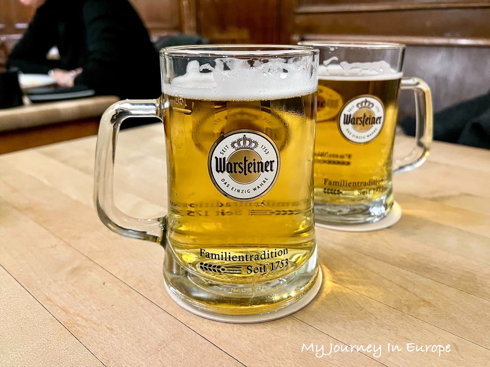 杜塞道夫市中心餐廳 Brauerei Zum Schiffchen 品嚐美味道地德國菜 德國啤酒