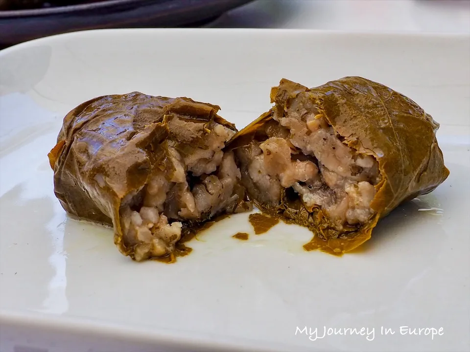 米克諾斯餐廳 nice n easy 美味希臘料理配小威尼斯海景 Dolmadakia 葡萄葉捲飯