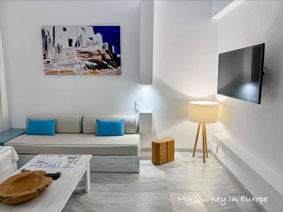 希臘米克諾斯住宿 Mykonos Town Suites 市中心的純白民宿,位置、機能超方便 米克諾斯住宿