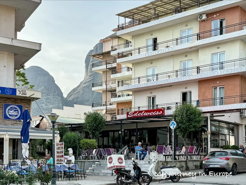 希臘卡蘭巴卡餐廳 Ambrosia Taverna 天空之城腳下的美味餐廳 希臘卡蘭巴卡