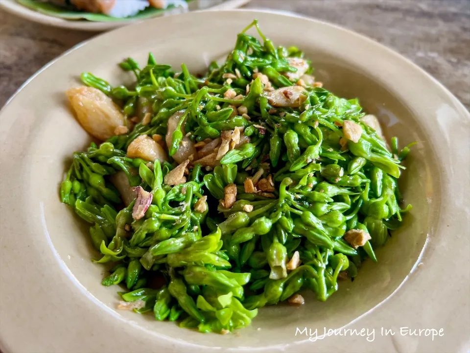胡志明市餐廳推薦 Secret Garden Restaurant 必吃的美味越南家常菜 炒夜香花